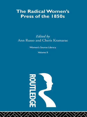 cover image of The Radical Women's Press of the 1850s